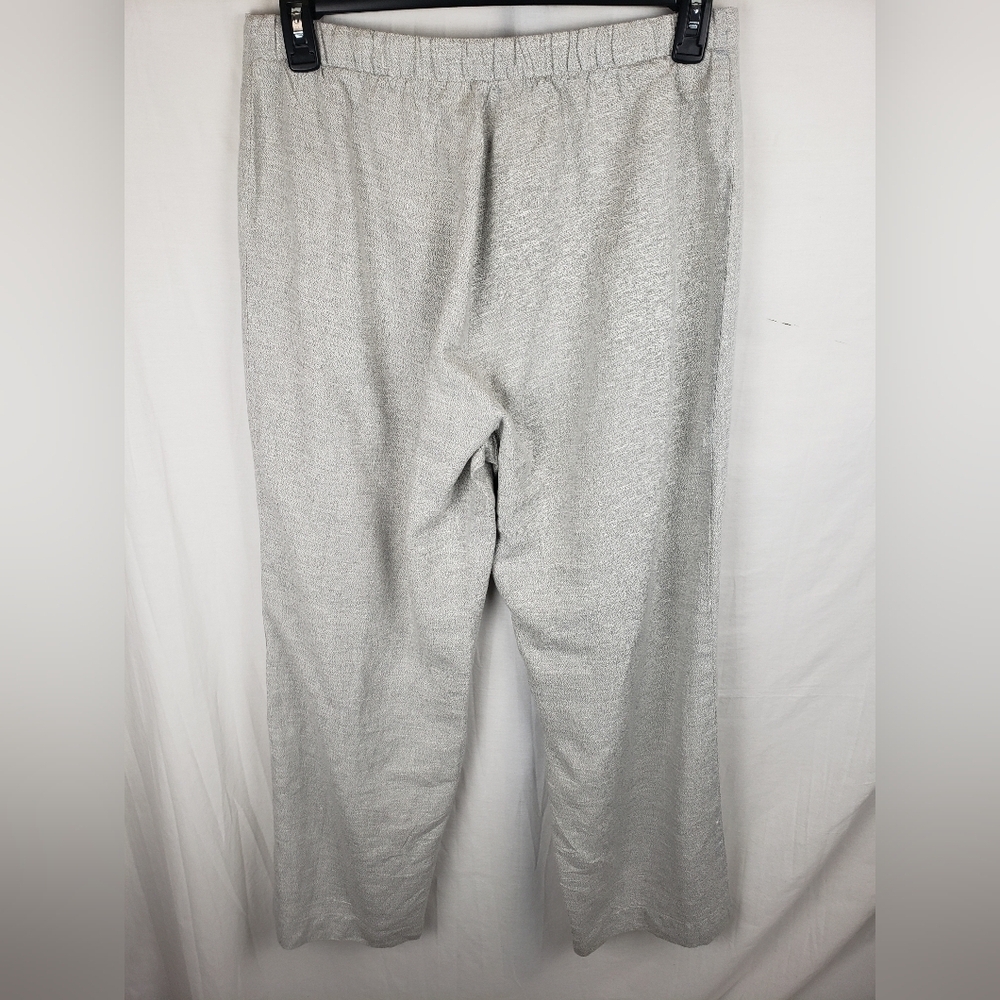 Soft Surroundings Light Gray Drawstring Waist Lin… - image 8